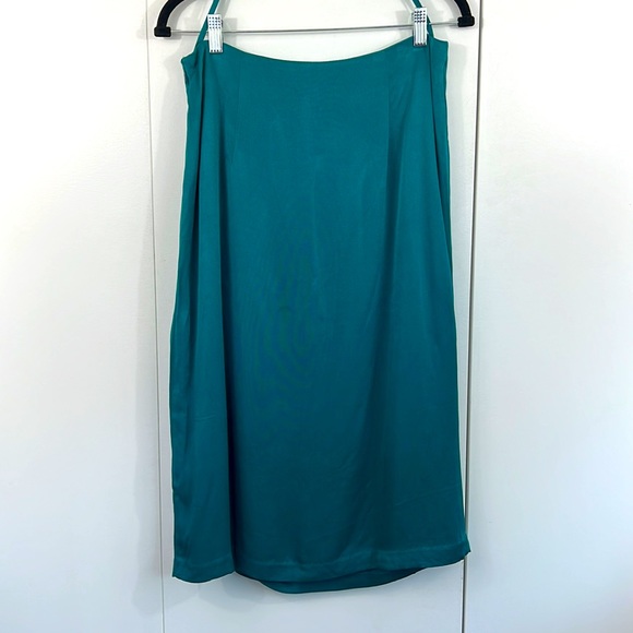 Anthropologie Teal Maxi Skirt in Standard Medium - Picture 6 of 10